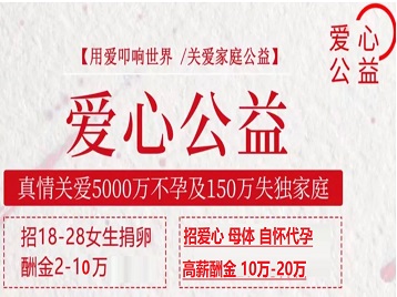 宝塔捐卵助孕生子 爱心志愿者招募